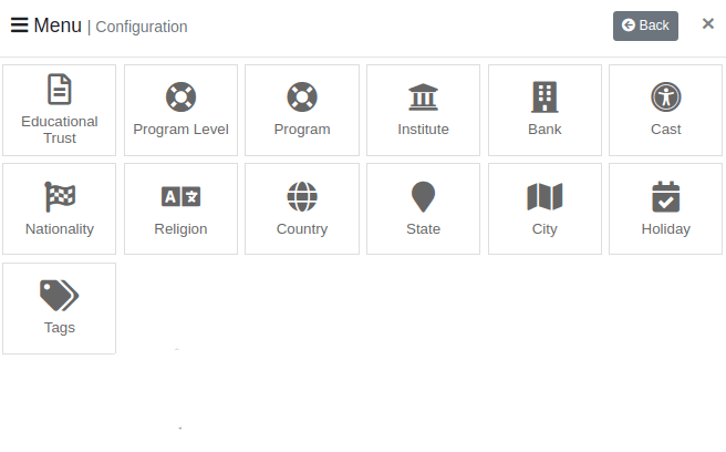 Course Management System Menu Banner2