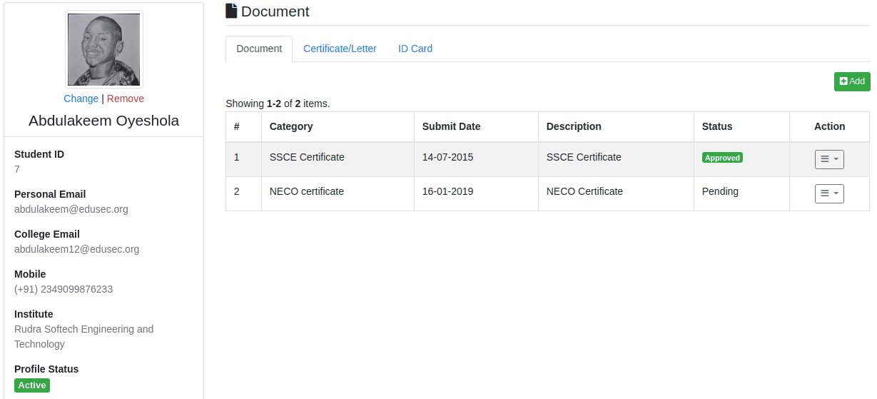 Enable Student and Employee Documents Management