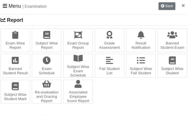 Exam Management System Menu Banner4