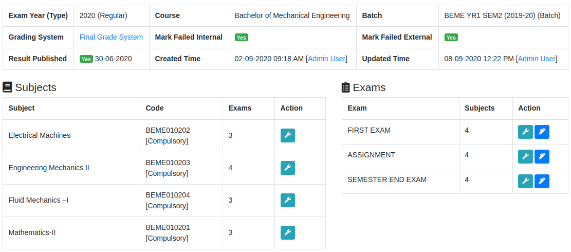 Exam Software that Evaluates Students