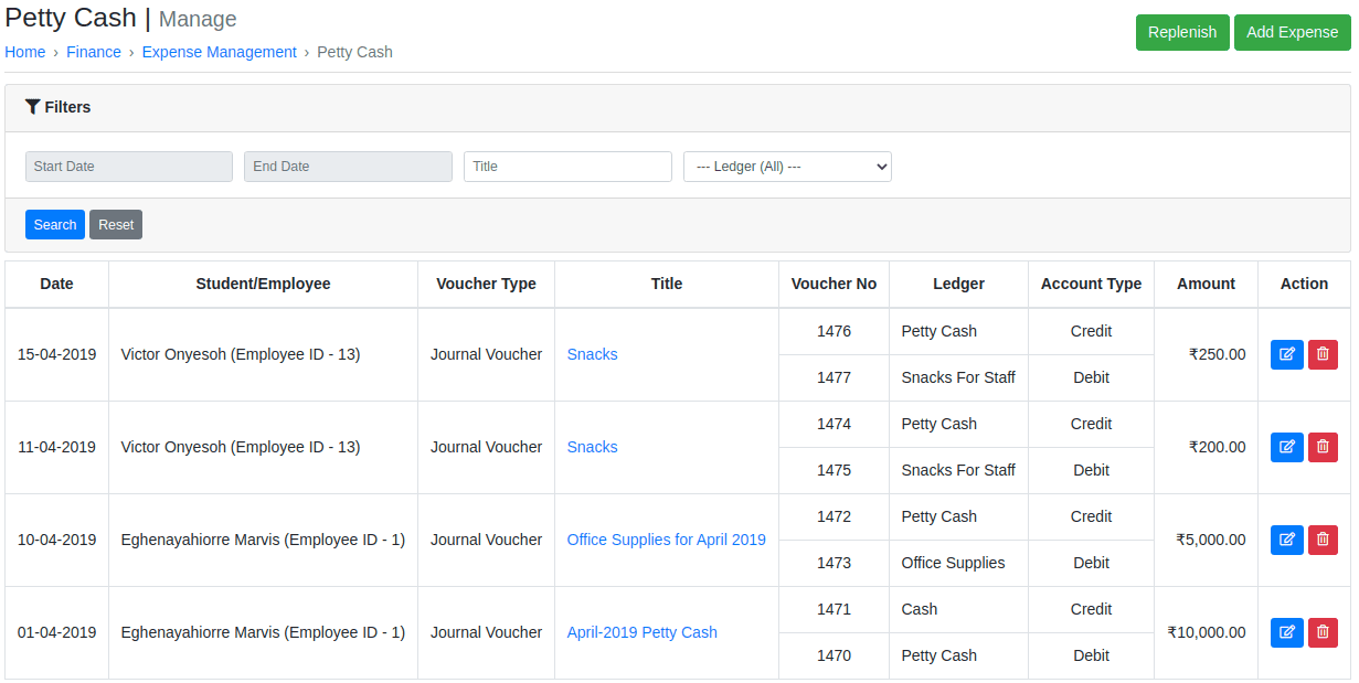 Effortless Petty Cash Management