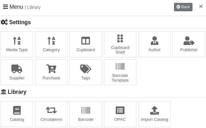 Library Management System Menu Banner2