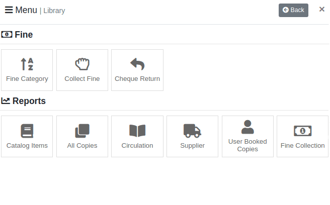 Library Management System Menu Banner3