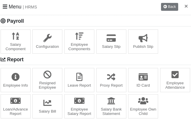 Payroll Management System Menu Banner3