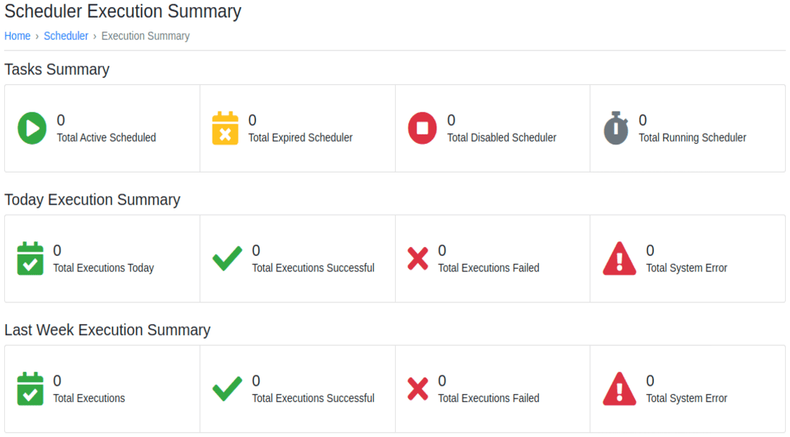 Checking-out System Tasks & Health Settings