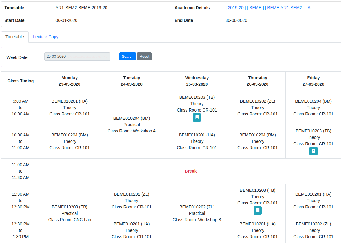 No More Time-killing with Physical Timetable Scheduling